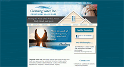 Desktop Screenshot of cleansingwater.com